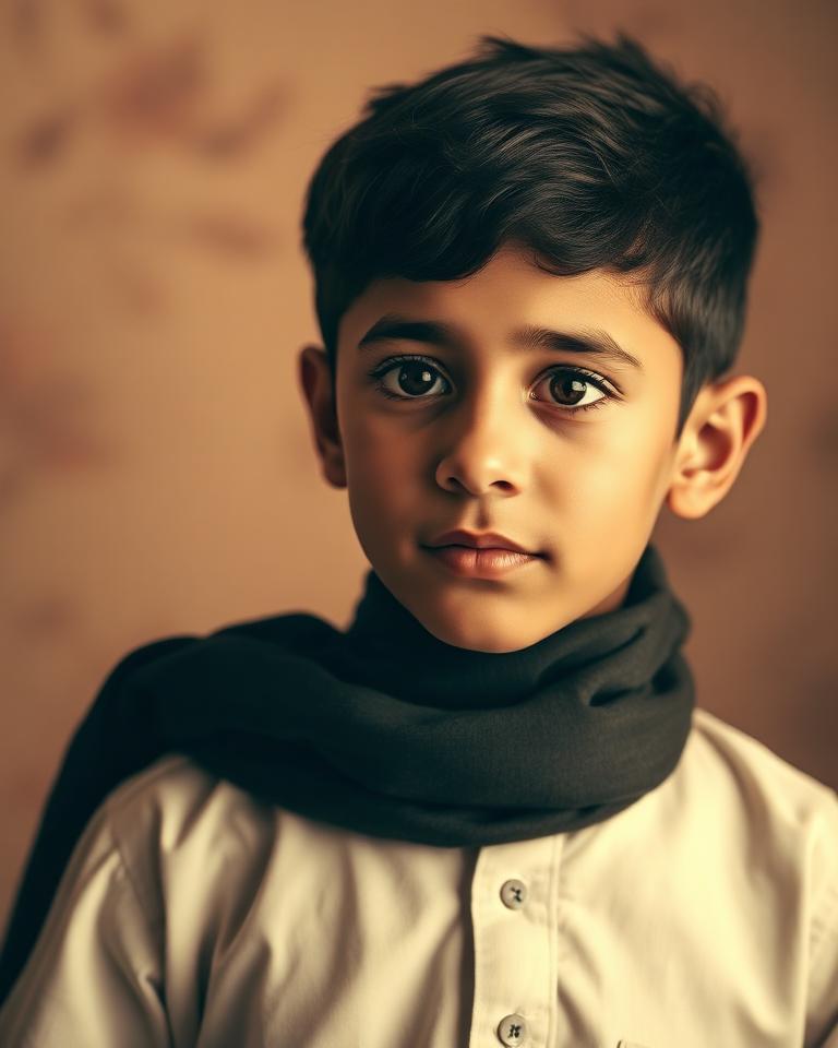 عبدالرحمن as a child